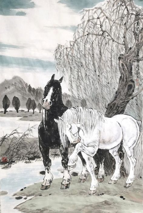 《戀 夏 》45cmx68cm  2023年創作