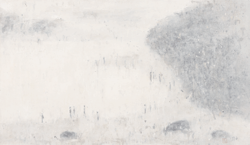 岸-二（國畫）90×52cm-2022年-杜小同