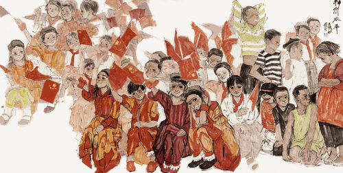 神州太平（國畫）200×400cm-2022-申卉芪