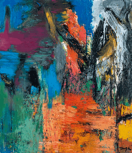 海的那邊No.34（丙烯）140×120cm-2022年-唐承華