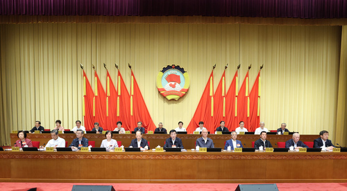 全國政協(xié)十四屆常委會(huì)第八次會(huì)議開幕 王滬(5019053)-20240724092532