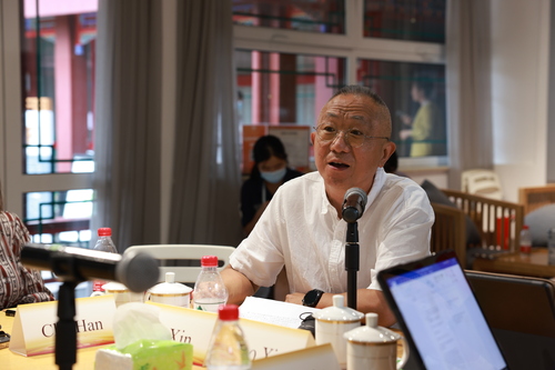 李欣在“申遺”利益相關者 座談會上發言