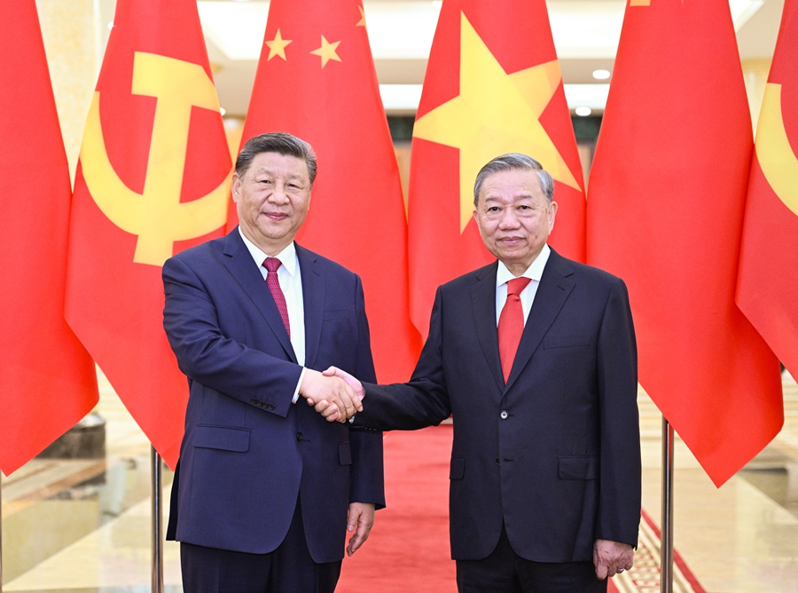 習(xí)近平同越共中央總書記蘇林舉行會談