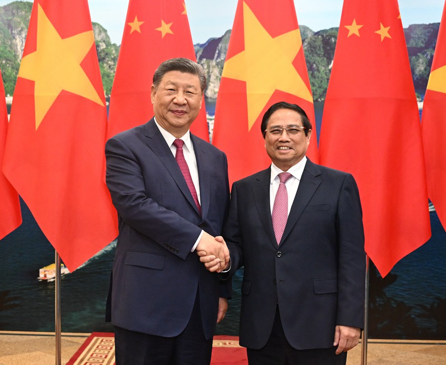  習(xí)近平會見越南總理范明政