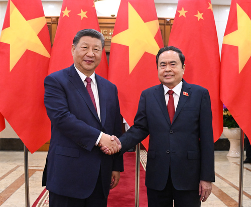 習(xí)近平會見越南國會主席陳青敏(7009141)-20250415004528