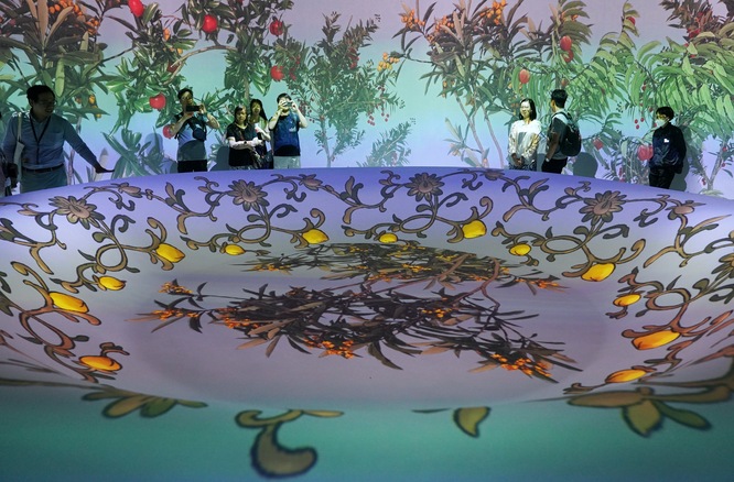 香港故宮文博館推出“‘紋’以載道”沉浸式體驗(yàn)展
